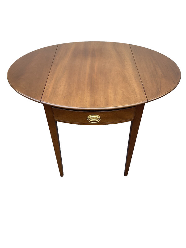 65838 WILLIAMSBURG ADAPTATION KITTINGER Mahogany Dropleaf Lamp Table Stand gallery