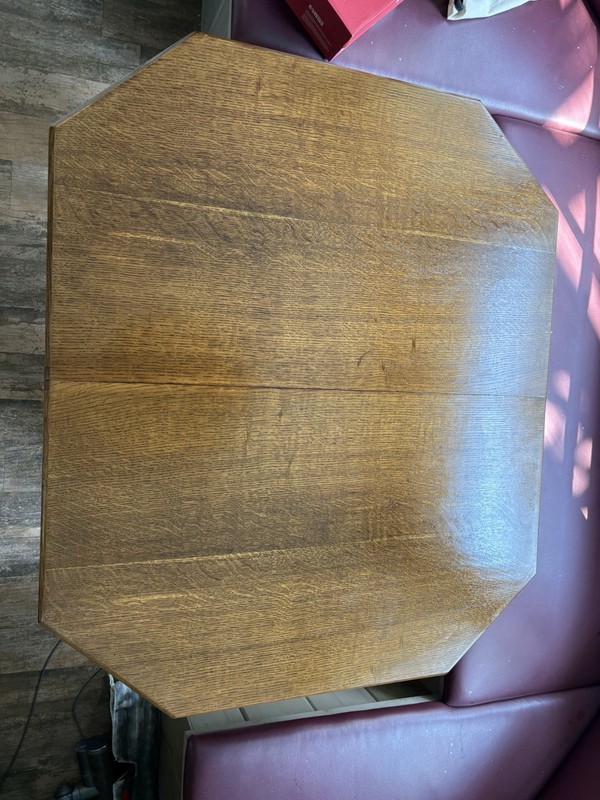 Antique Red Oak Kitchen Table gallery