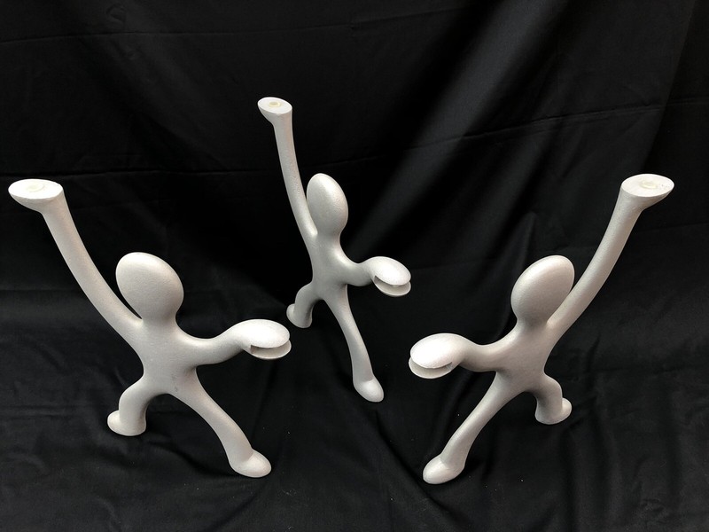 Vintage 80s Keith Haring Glass Table Sculpture Base Pop Art Side Coffee Memphis gallery