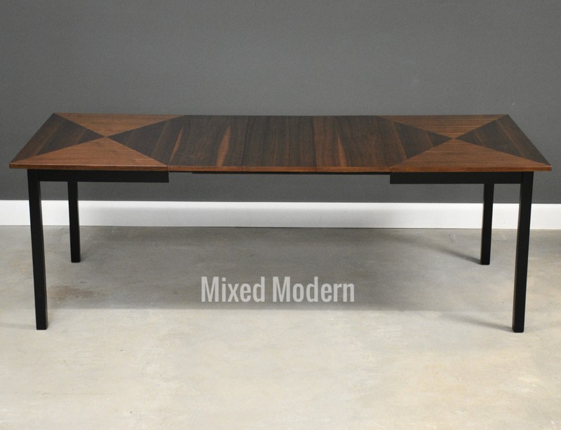 Refinished 86” Walnut Dining Table