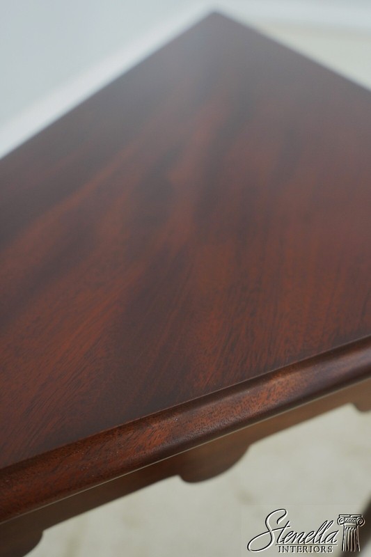 L65439EC: BIGGS Queen Anne Mahogany Drop Leaf Handkerchief Table gallery