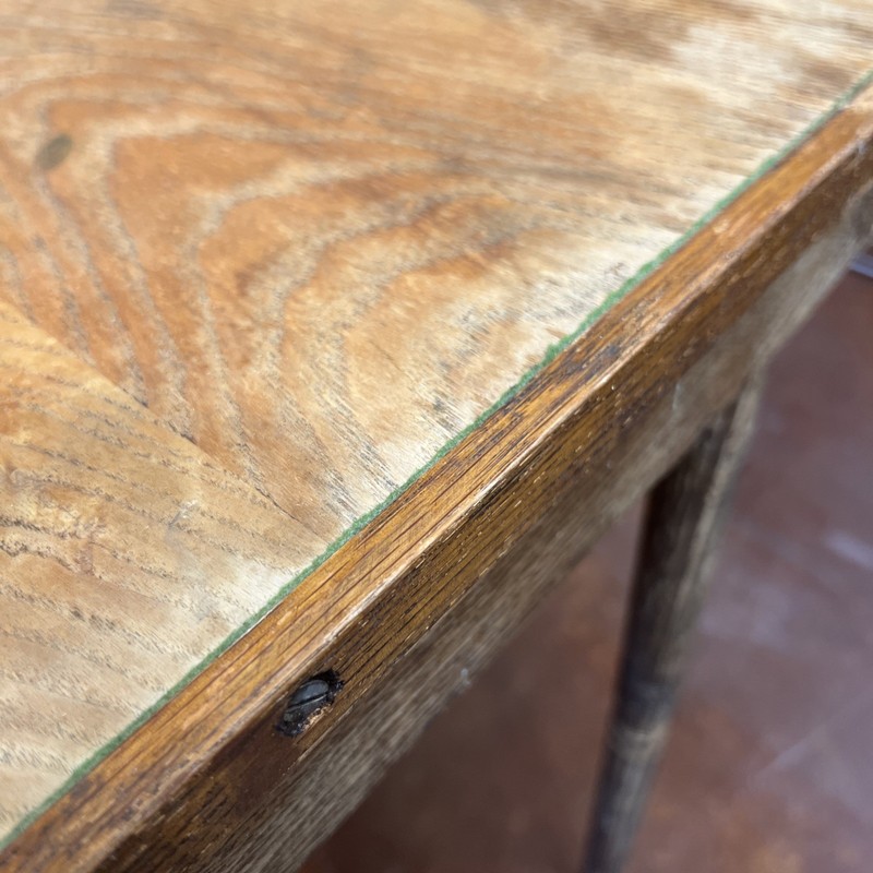 BELDING HALL MFG. Co. Oak Folding Table, Sewing table No. 3 RARE gallery