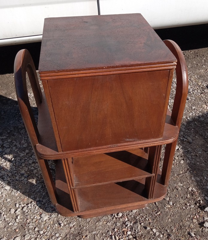 Mid Century Walnut Cedar Lined Smoke Stand (SS4) gallery