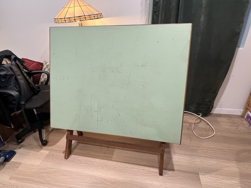 Hamilton Antique Oak Drawing Table