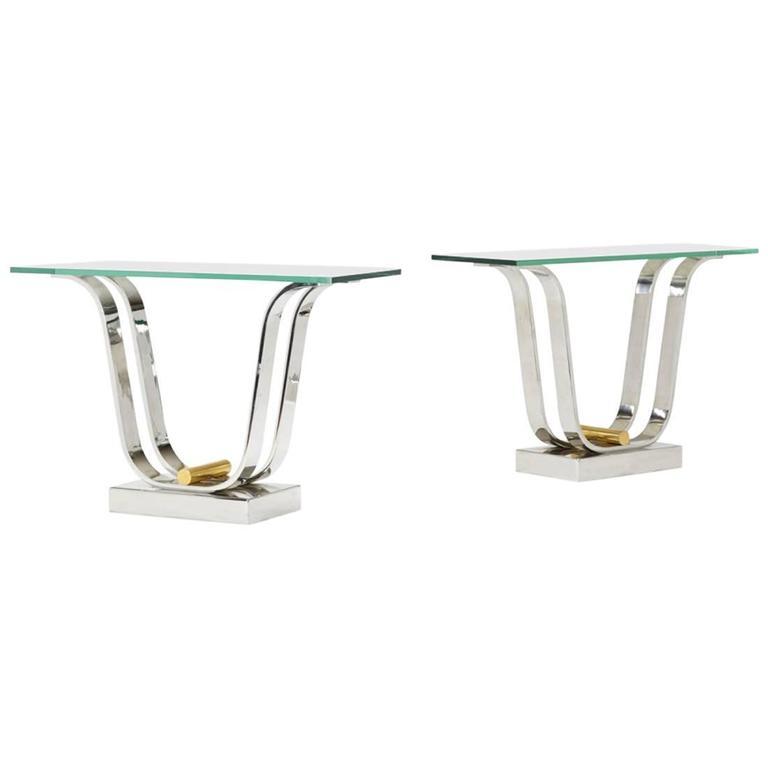 Karl Springer Console Dining Table
