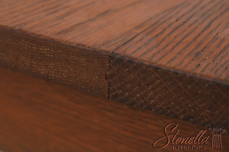 F72606: STICKLEY Antique Oak Library Table gallery