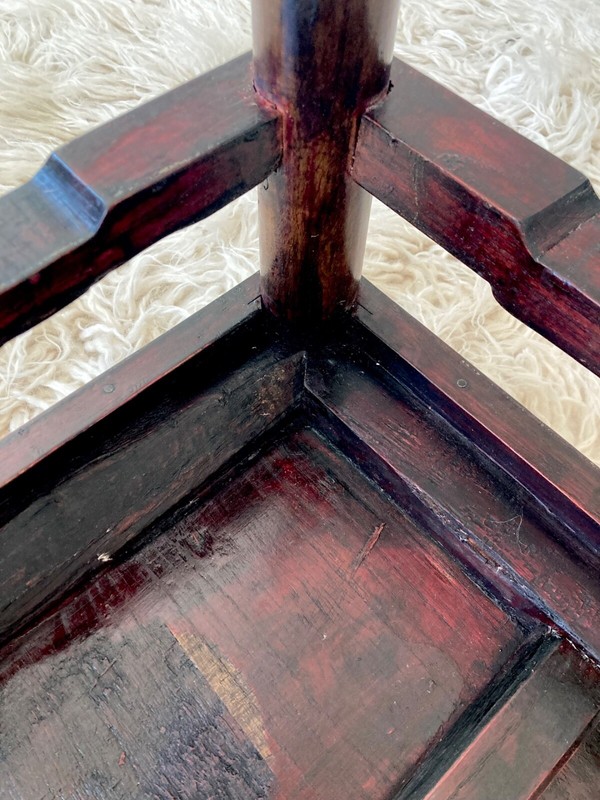 Two (2) Antique Beautifully Carved Ming Style Stools / Side Tables gallery