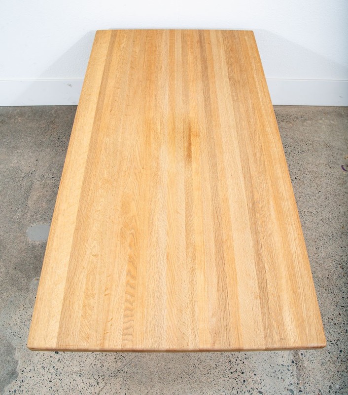 Mid Century Danish Modern Coffee Table Solid White Oak Vintage Aksel Dahl 1972 gallery