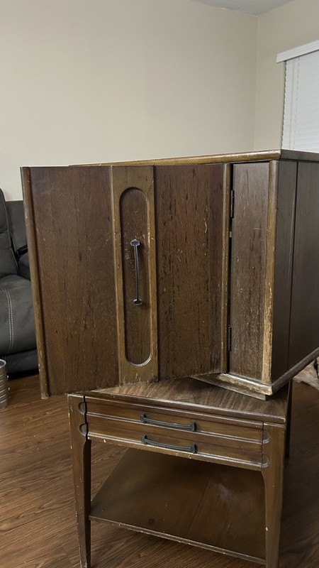 Mersman 31-22 Mid Century Walnut 2 Tier End Tables 1 Drawer 1960's Nice gallery