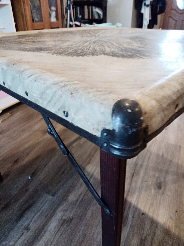 VINTAGE Folding Card Table, bridge, Rare, Antique, Unique, 1920s gallery