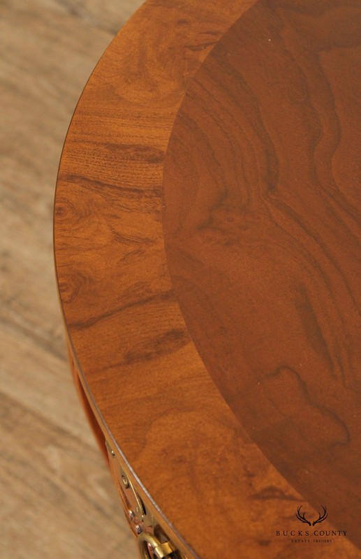 Baker Furniture French Country Style Walnut Side Table gallery