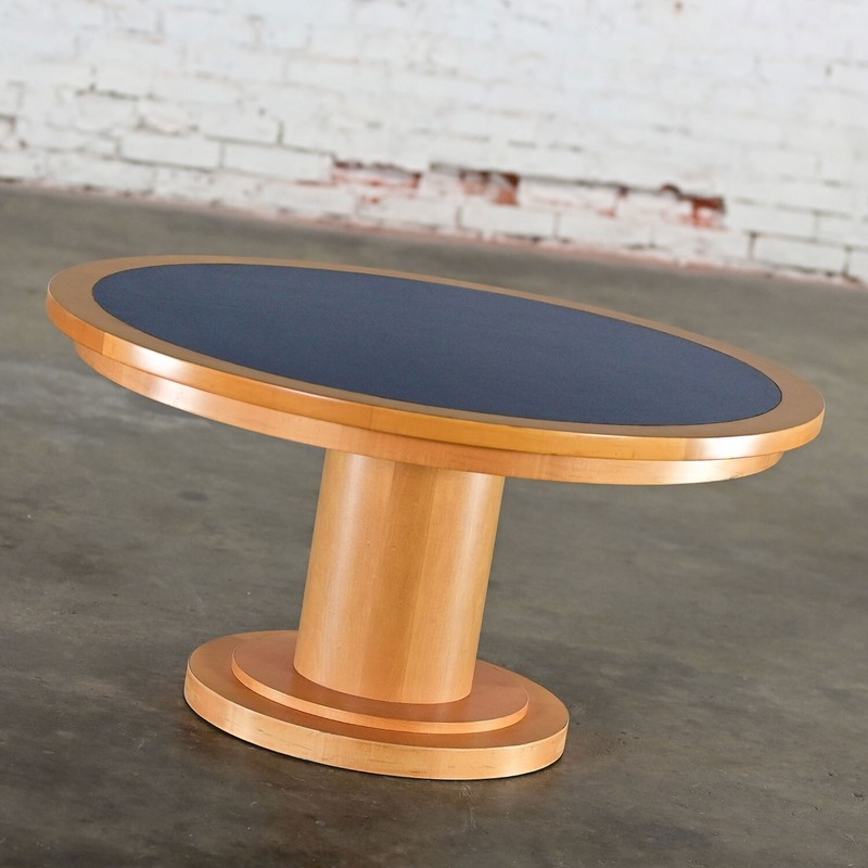 Pedestal Coffee Table by Michael Graves for Craftwood a Div. of Sonnenberg Ind gallery