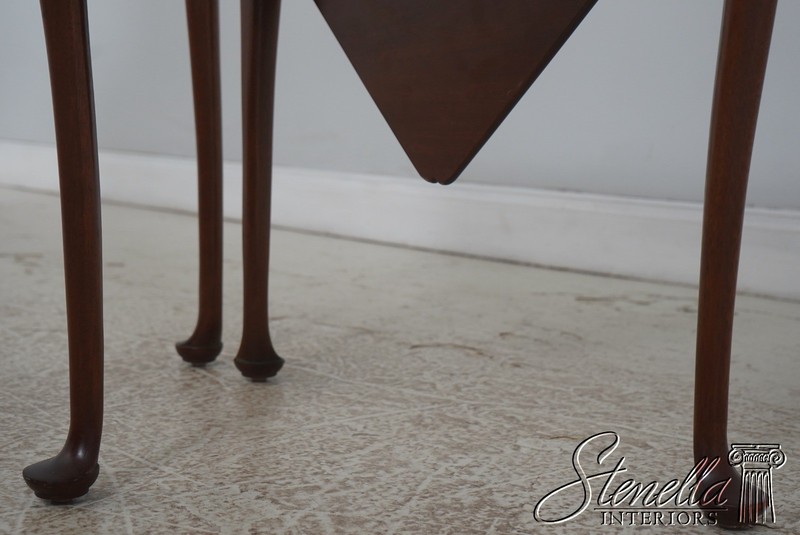 72812: BIGGS Mahogany Gate Leg Corner Table gallery