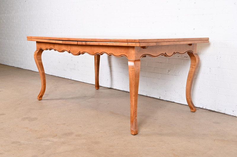 Baker Furniture Italian Provincial Maple Harvest Farm Table, Newly Refinished gallery