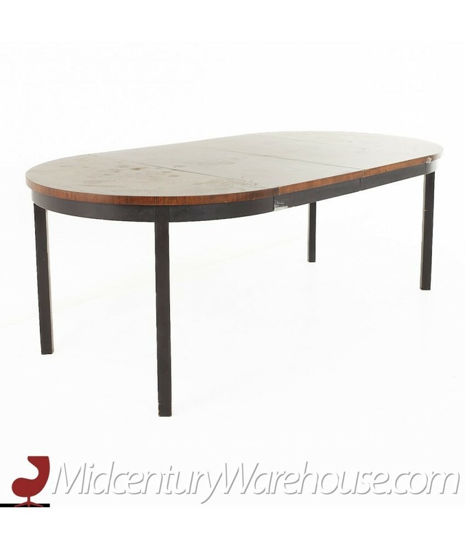 Founders Mid Century Rosewood Expanding Dining Table with 2 Leaves gallery
