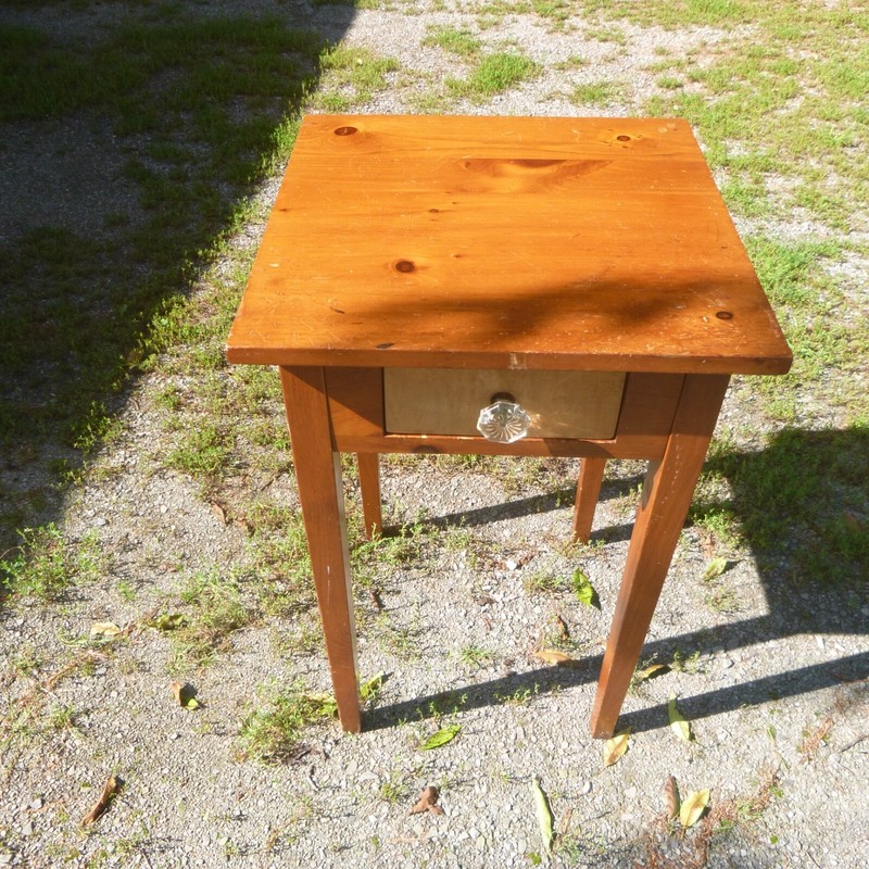 vintage country 1 drawer stand