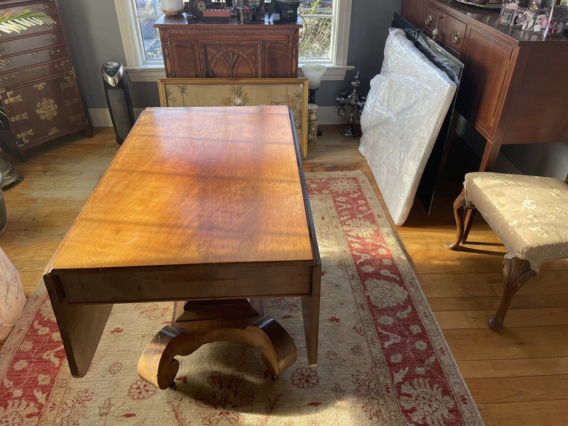 Fine Early Empire Drop Leaf Dining Table (Breakfast) Mahagony