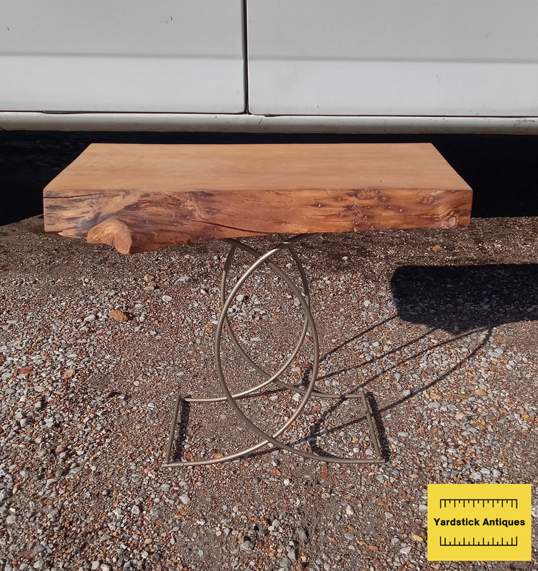 Live Edge Apple Wood End Table (ET380)