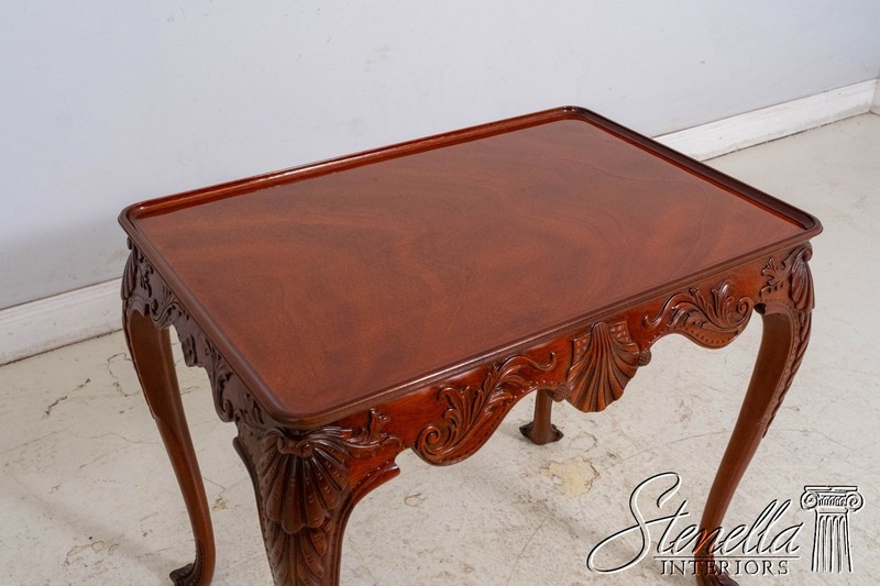 L68805: KINDEL Winterthur Irish Georgian Mahogany Tea Table gallery