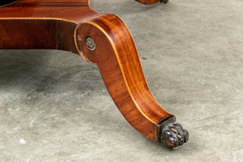 IncredibleEMPIRE MAHOGANY SOFA TABLE, DENMARK, CIRCA 1790 W/ Bronze Mounts gallery