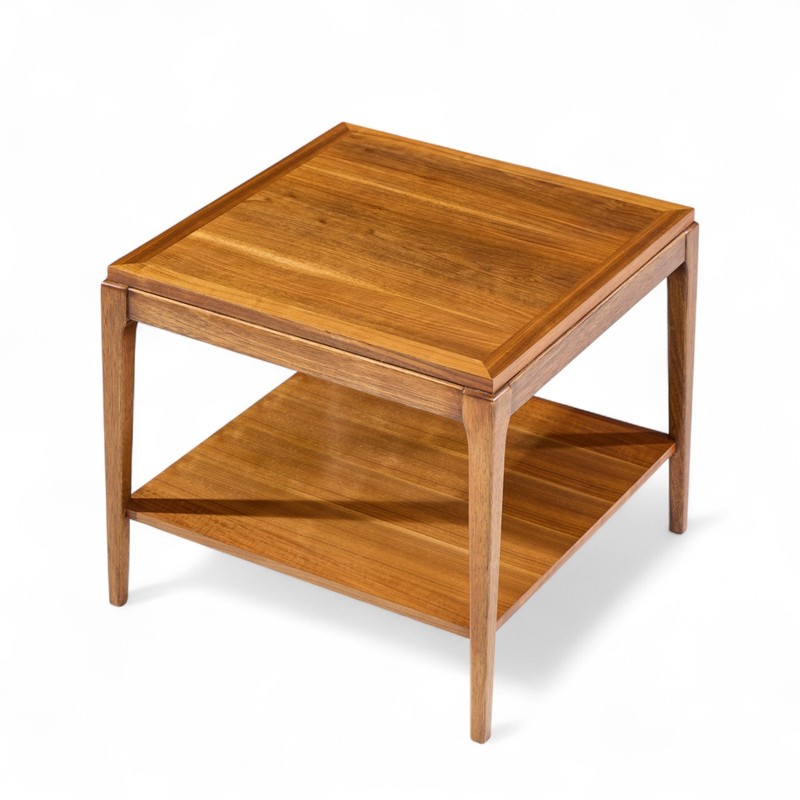 Lane Rhythm Mid Century Square Walnut Side End Table gallery