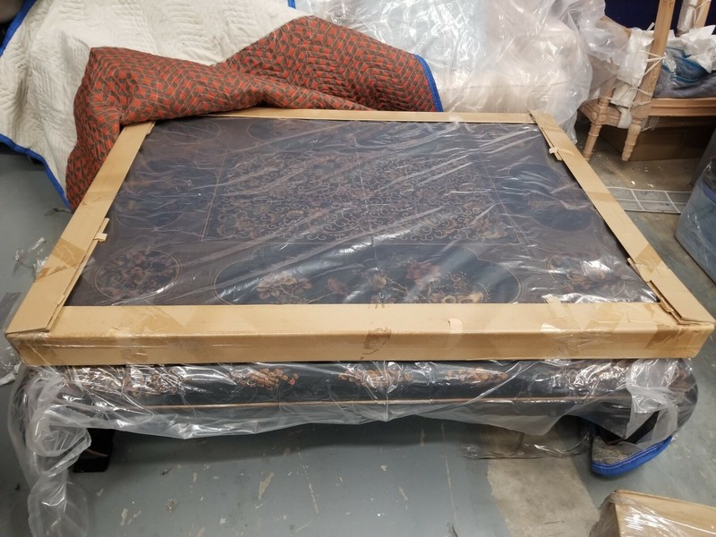 HAND PAINTED CHINOSERIE COFFEE TABLE NEW gallery
