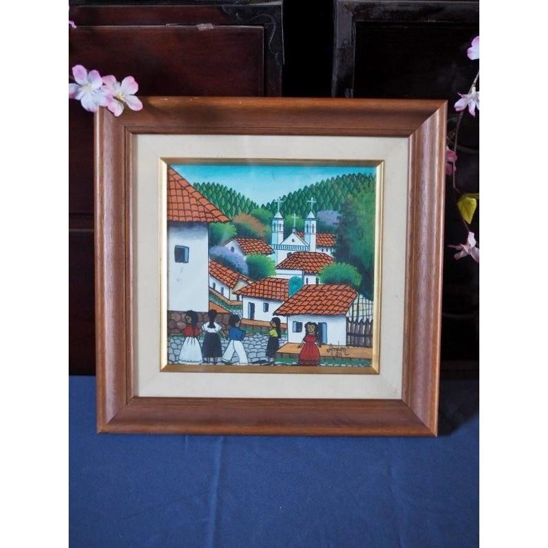 Aldon Chavez Landscape Painting Japan Used Koro Exhibition K2173