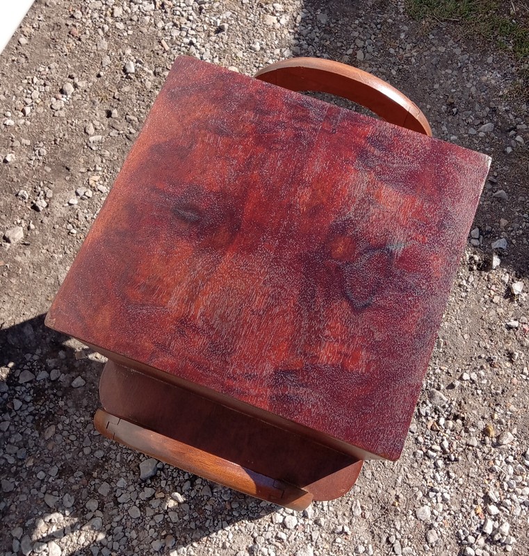Mid Century Walnut Cedar Lined Smoke Stand (SS4) gallery