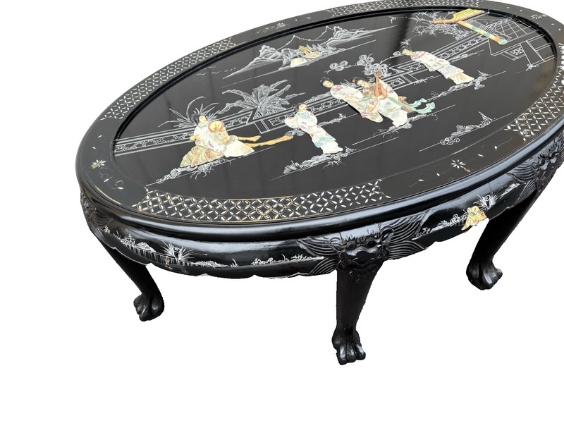67104 Oriental Figural Coffee Table Stand gallery