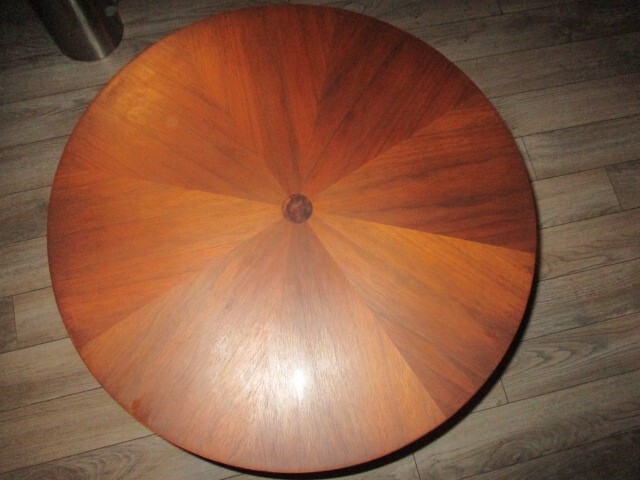 VINTAGE PAIR MCM WALNUT INLAY SIDE TABLES gallery