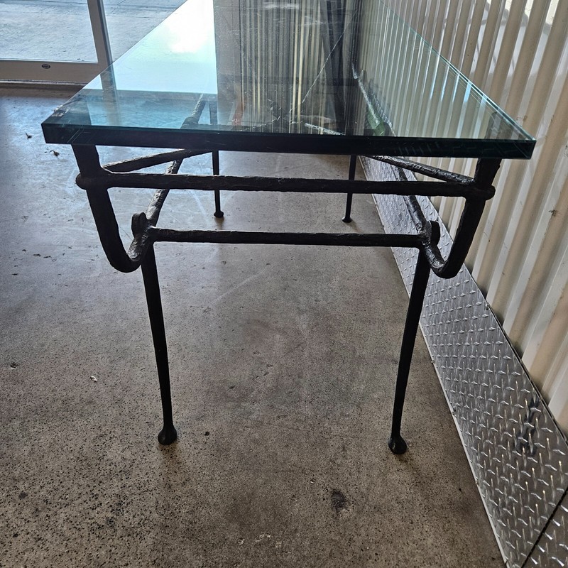 High End Carole Gratale Iron Console Manner of Giacometti gallery