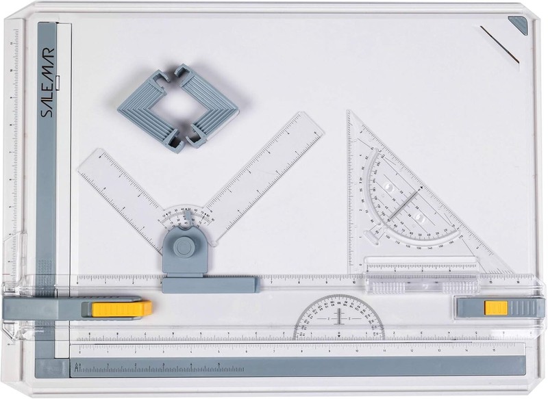 Versatile A3 Drawing Board Workstation with Sliding Ruler & Support Legs gallery