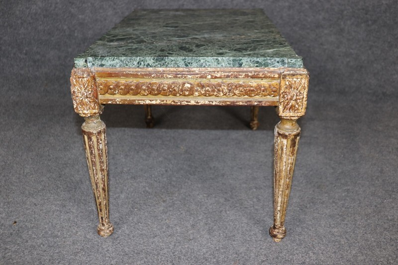Petite Period 18th century French Distressed Occasional End Table Circa 1780 gallery