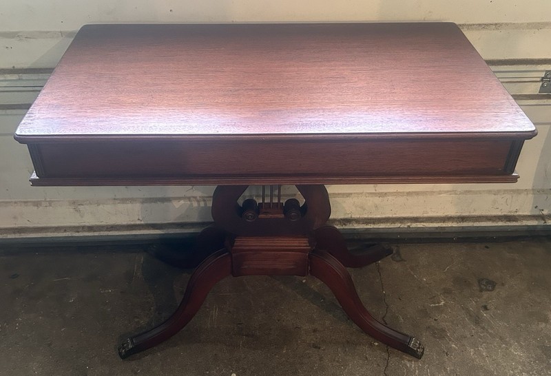Mid Century Duncan Phyfe/Desk Table SEE PICTURES gallery