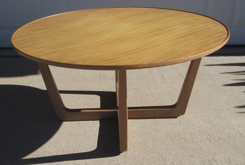 Edward Wormley Drexel Precedent Cocktail Table 36-3/4 inch Diameter Mid Century gallery