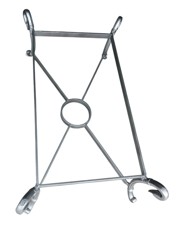 Stunning Steel & Brass Coffee Table, masterfully crafted in the Manner of Jansen gallery