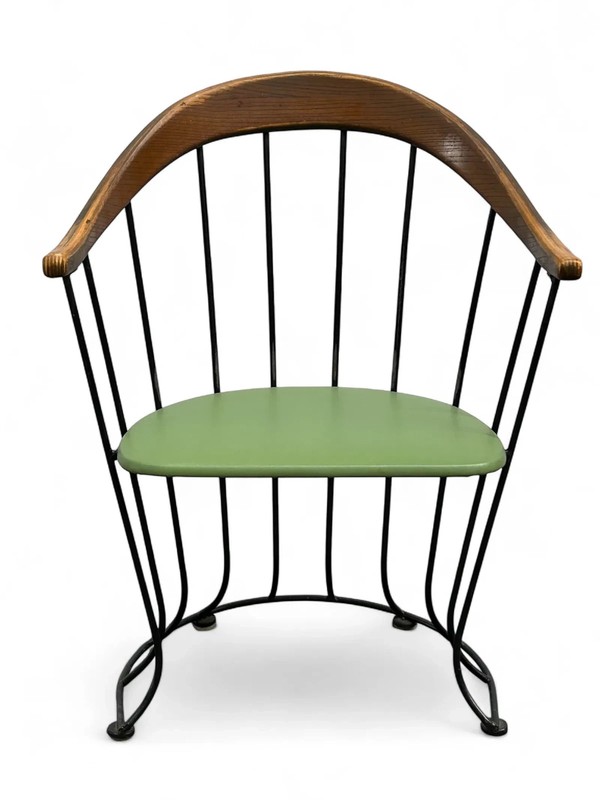 Richard McCarthy for Selrite MCM Iron & Wood Chair - FREE SHIP