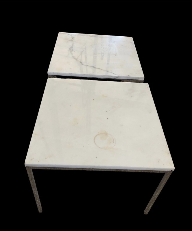 VTG 1950s NY Knoll Marble Table EAMES Herman Miller MCM Shell Lounge Saarinen gallery