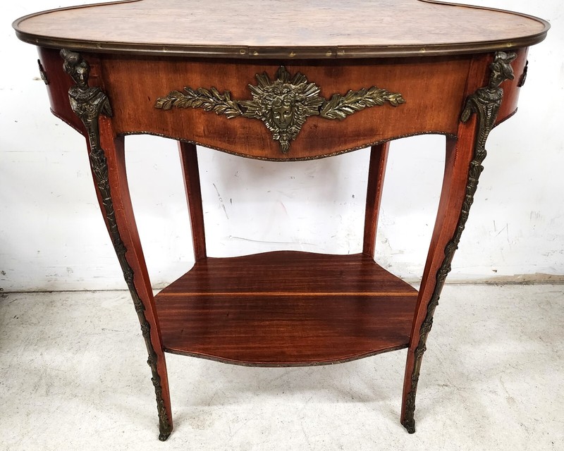 French Center Accent Lamp Table Louis XV Ormolu Mounts gallery