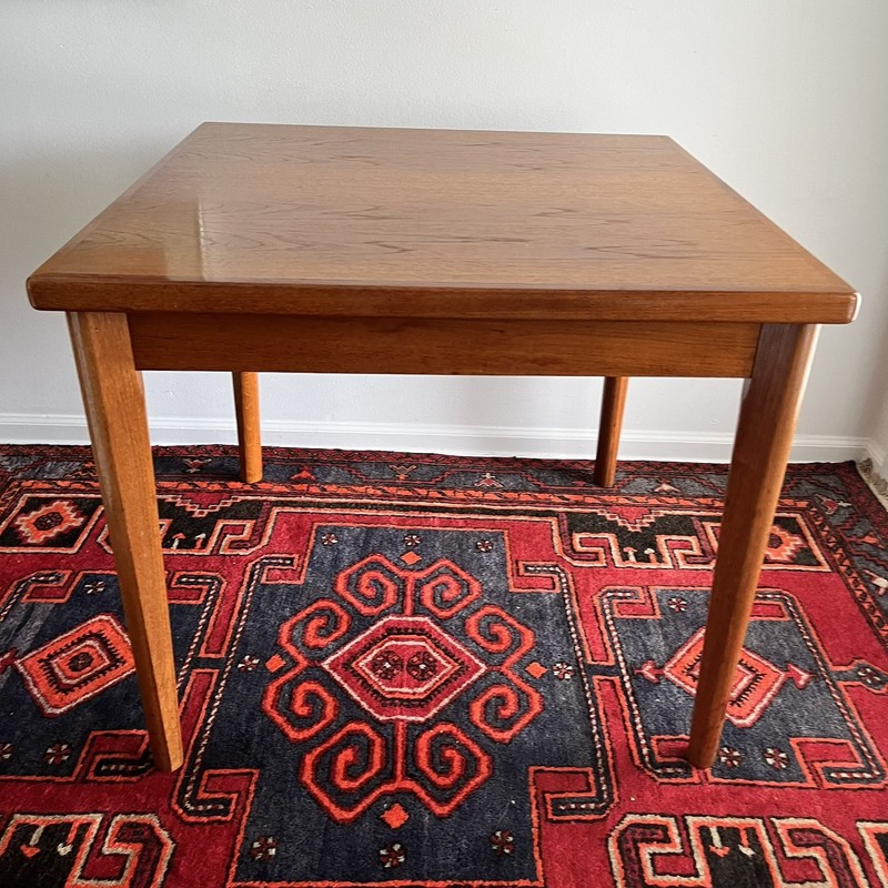 1960s Danish Modern Teak Extendable Dining Table BRDR Furbo – MCM – Refinished