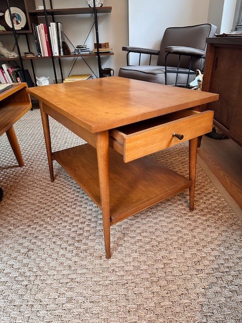 Vintage Paul McCobb Planner Group Maple MCM Side End Table gallery