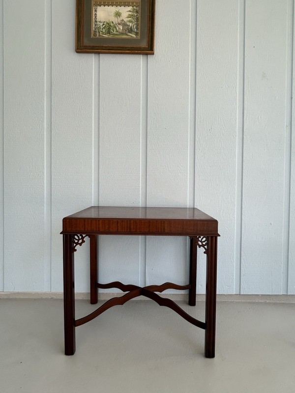 Museum Quality Antique Mahogany Tea Table-Vintage Side/End Table gallery