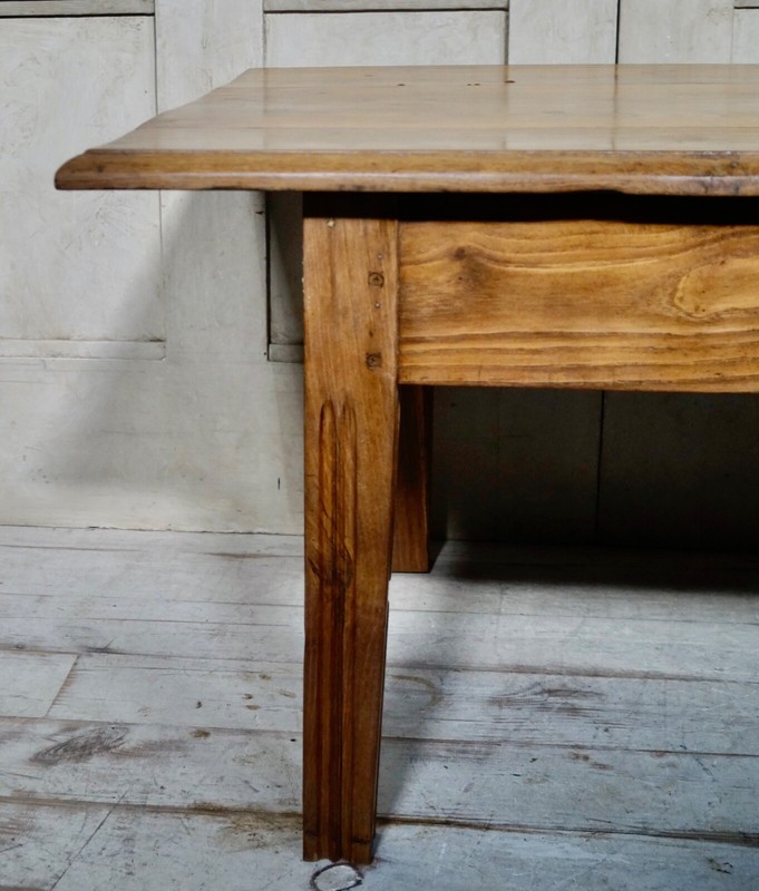 Antique French Chestnut Occasional Table gallery