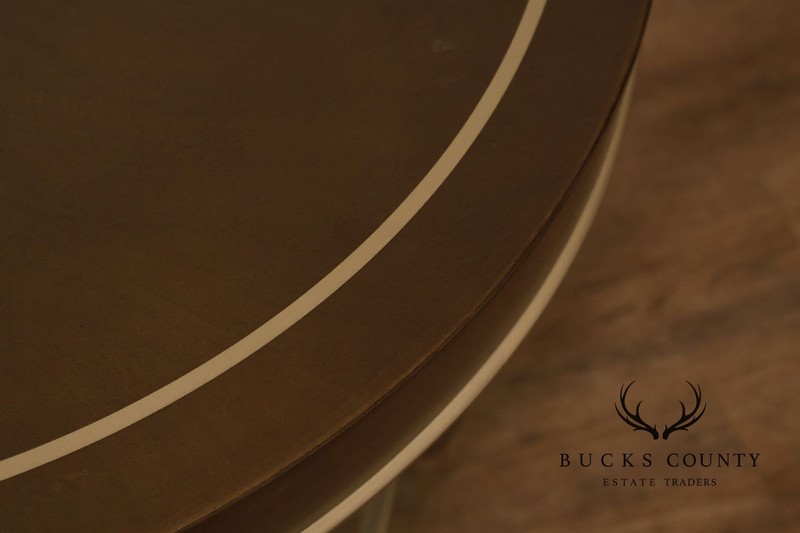 Michael Amini 'Villa Cherie' Round Two-Tier Side Table gallery