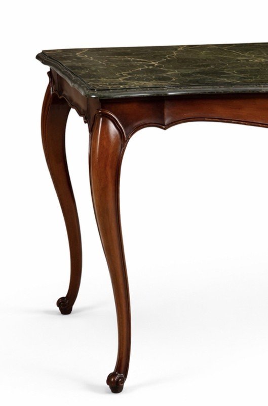 French Louis XV Table Attributed Paul Sormani Paris Faux Marble Top C. 1850 gallery