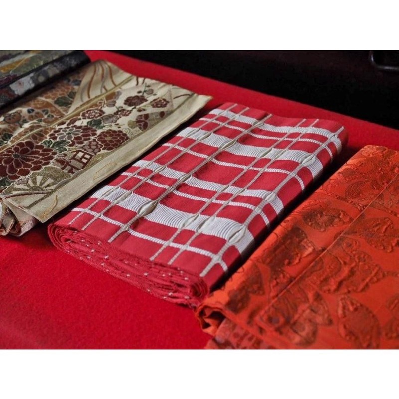 6 Retro Obi Sashes Japan Remake Mid-Showa Used Koro-ten Ex. gallery
