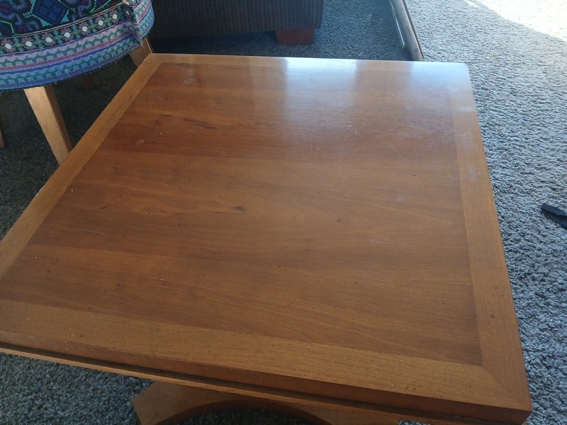 VINTAGE Lane Square Pedastle End Table Wood gallery