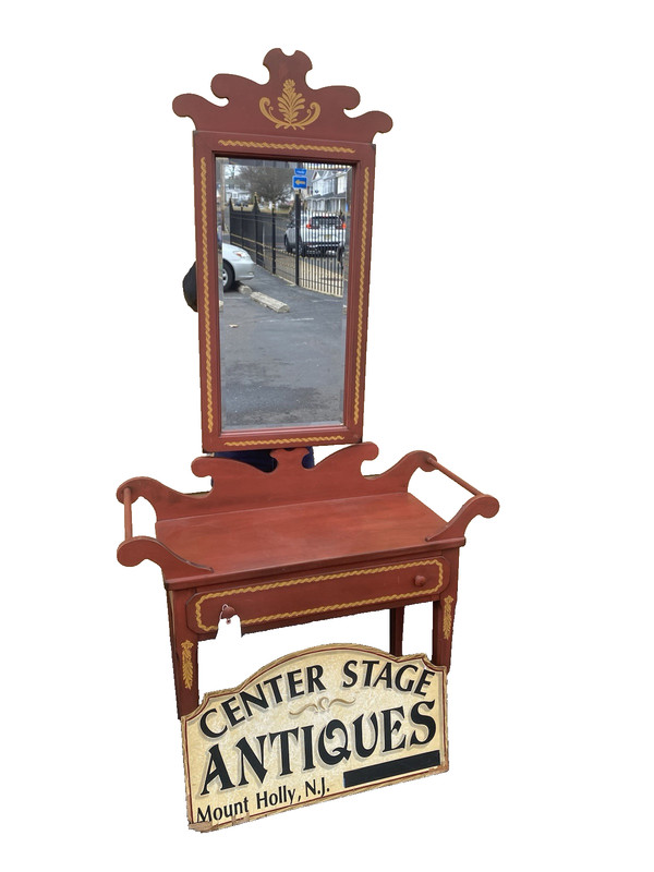 64013 ADAPTATION Lane Furniture Lamp Table Console with Mirror