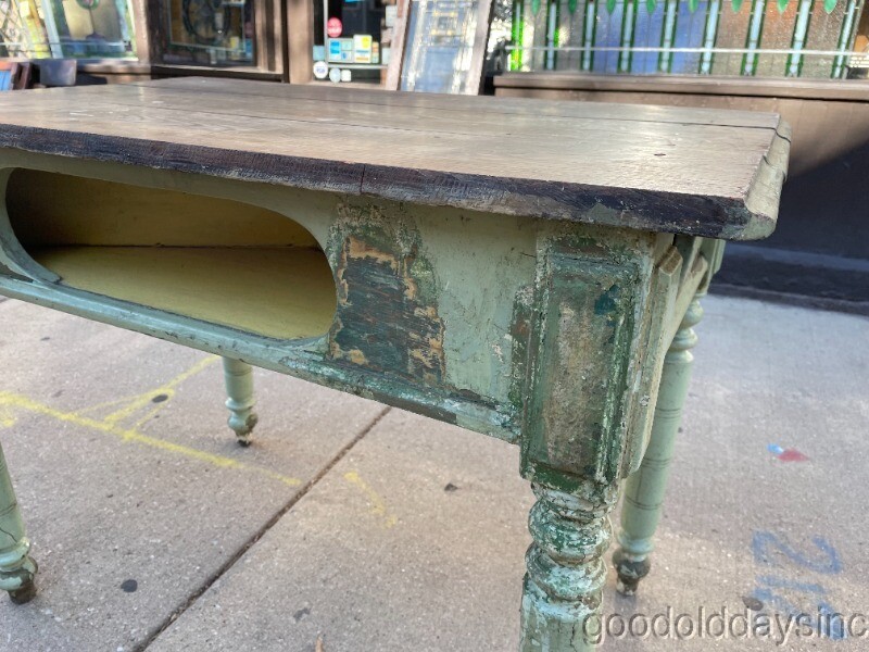 Old Antique Primitive Game Table 41 x 25 gallery