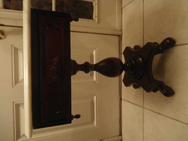 ANTIQUE VICTORIAN STYLE PAIR OF SOLID MAHOGANY MARBLETOP SIDETABLEGENUINEIMARBLE gallery